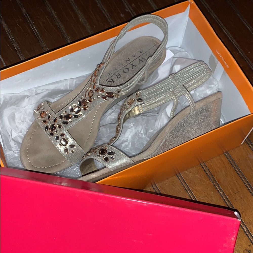 Champagne Low Heels
